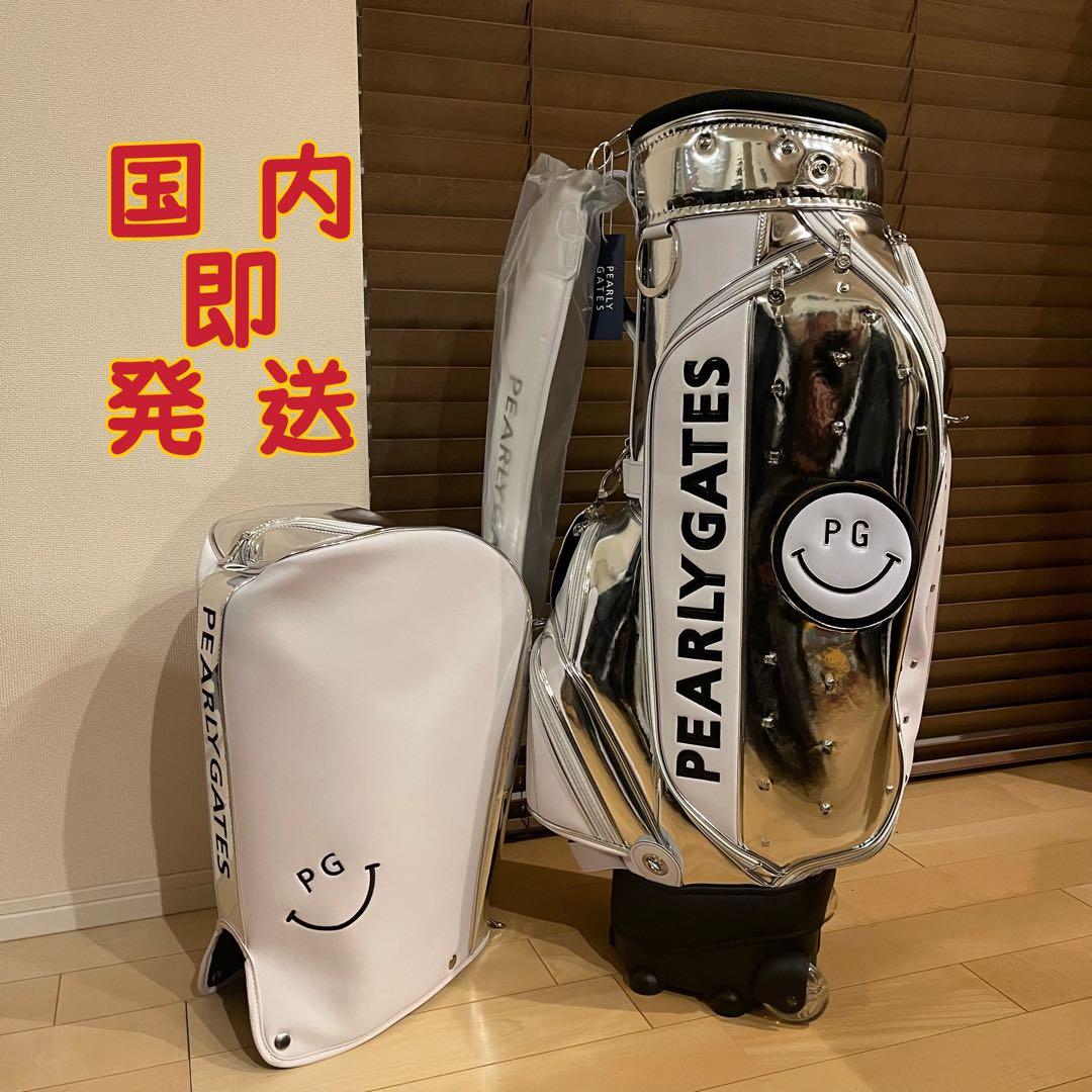 PEARLY GATESパーリーゲイツ キャディバッグ ゴルフバッグ キャスター