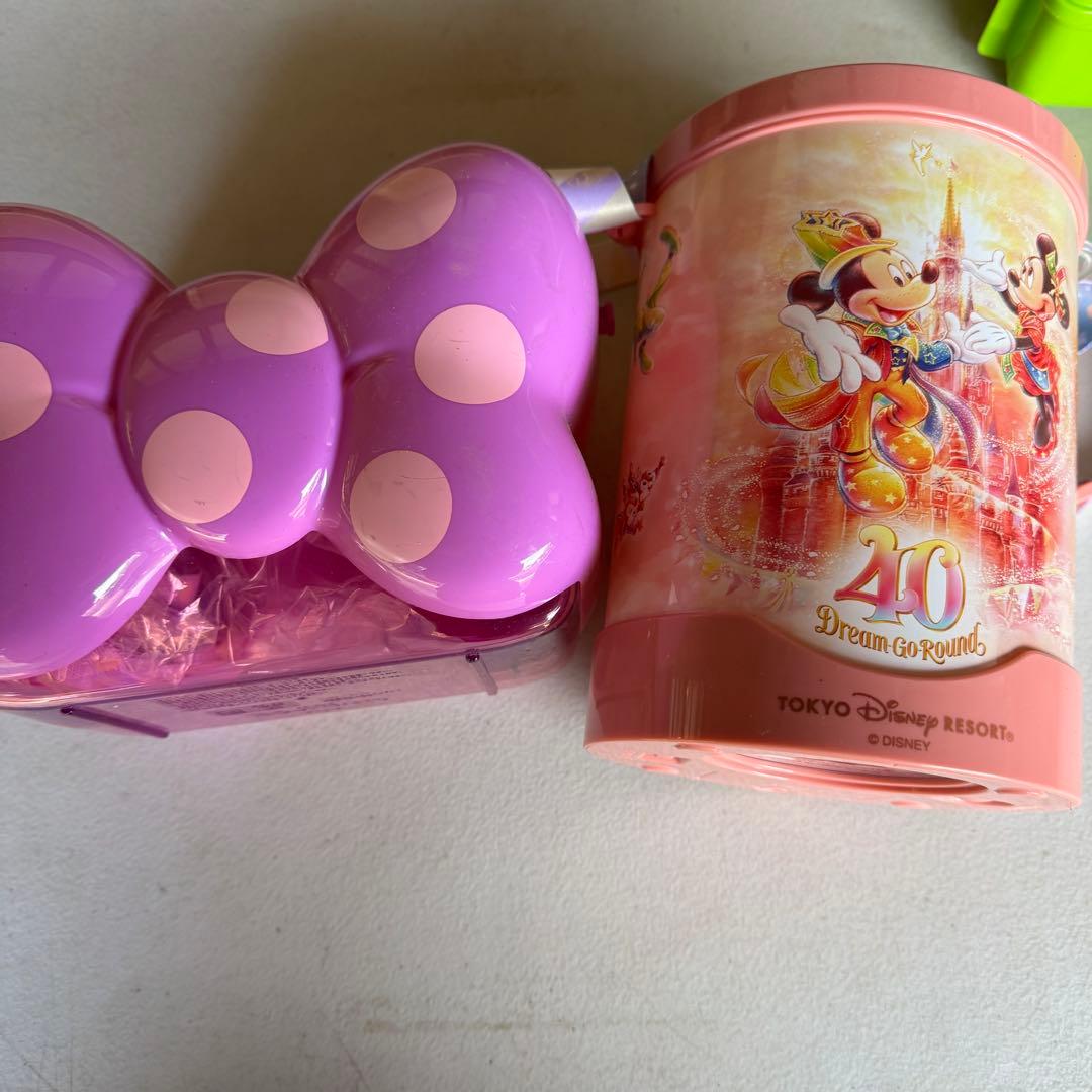 リボン　東京ディズニーリゾート 40周年 ミニー　デイジー ポップコーンバケット