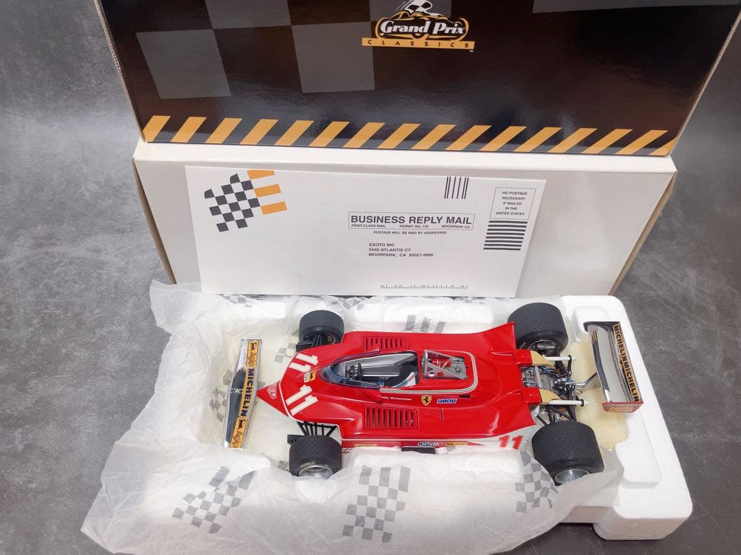 エグゾト 1/18 フェラーリ ブリティッシュGP 1979 Exoto