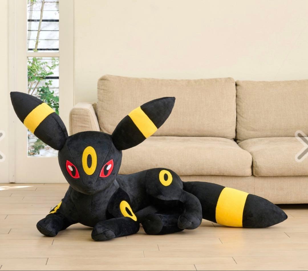 新品未開封 等身大 ブラッキー ぬいぐるみ 寝そべり