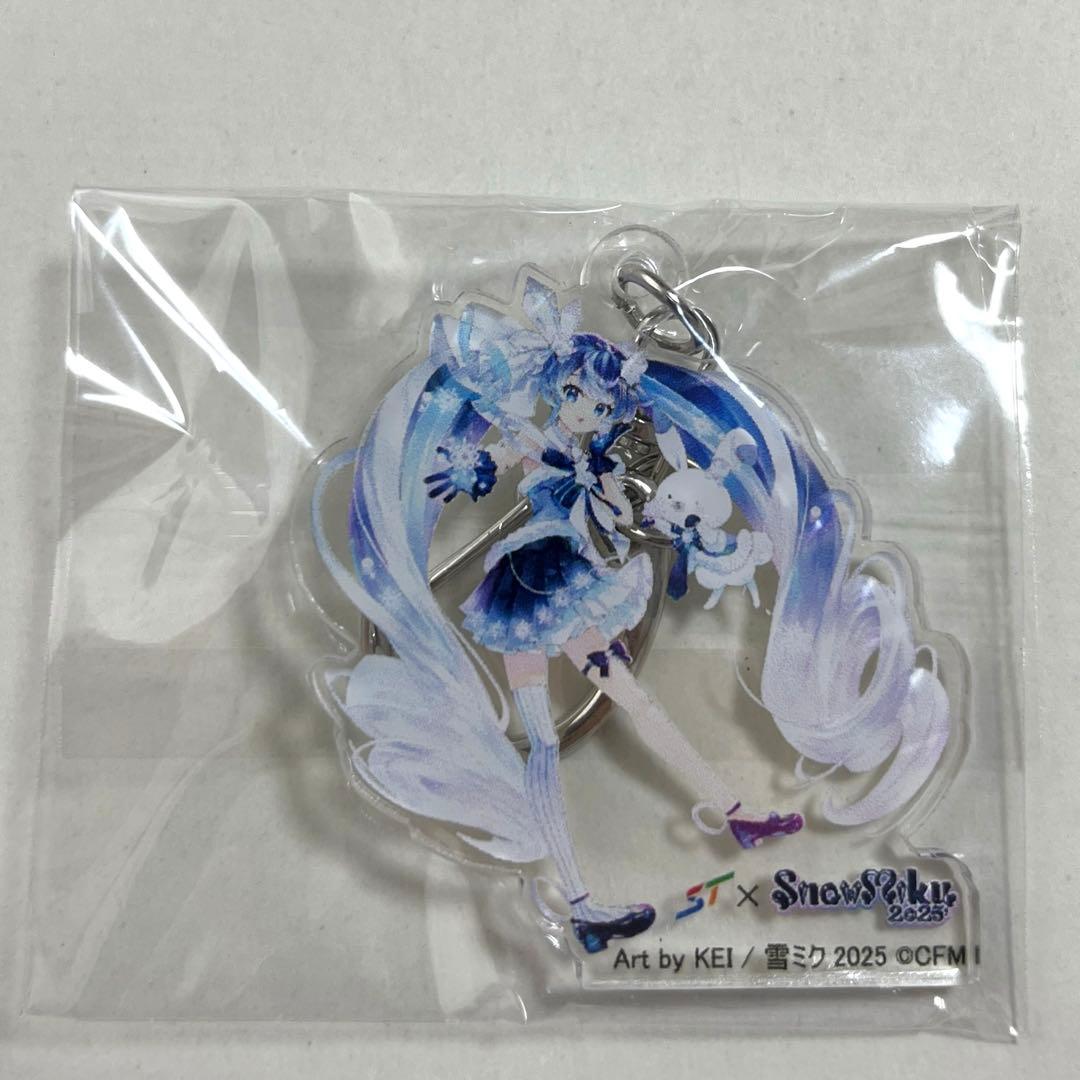 【非売品】雪ミク 2025 アクリルキーホルダー