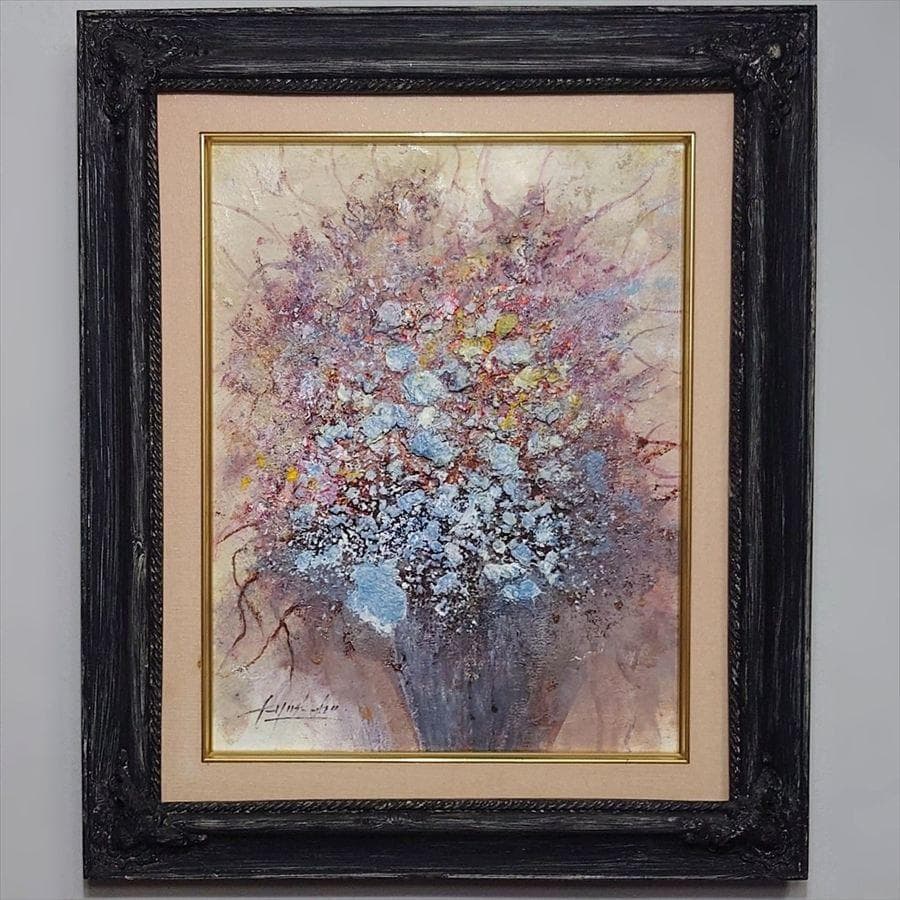 岡田旭峰（おかだ きょくほう） 「賛歌」1999年 油絵/F6号