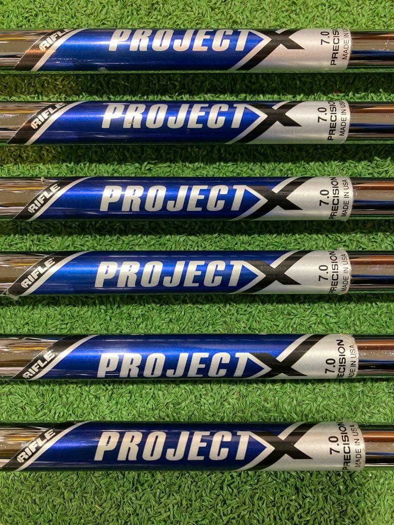 プロジェクトX 7.0 XX相当 5〜P 6本セット トゥルーテンパー