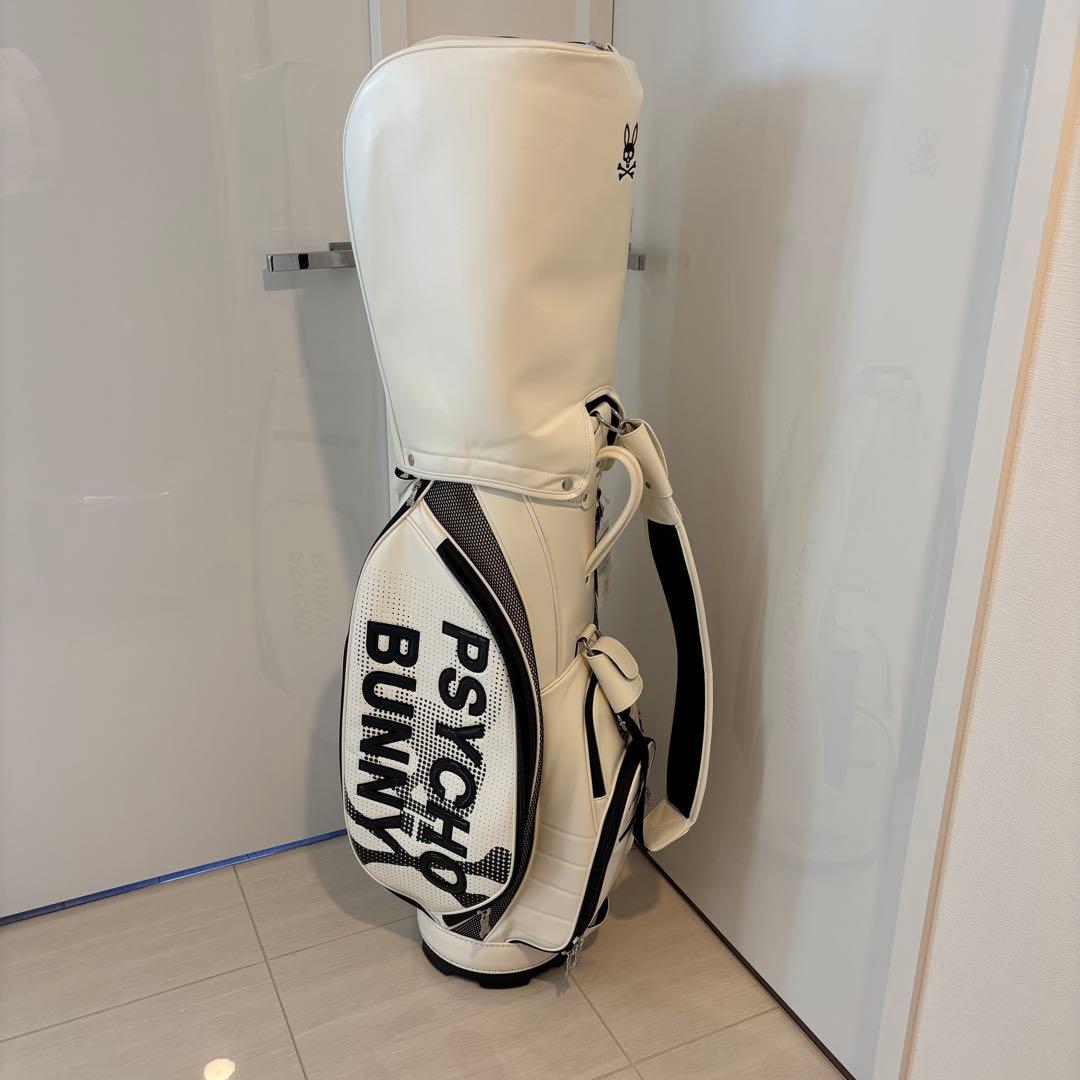 新品未使用 PSYCHO BUNNY キャディバッグ ホワイト