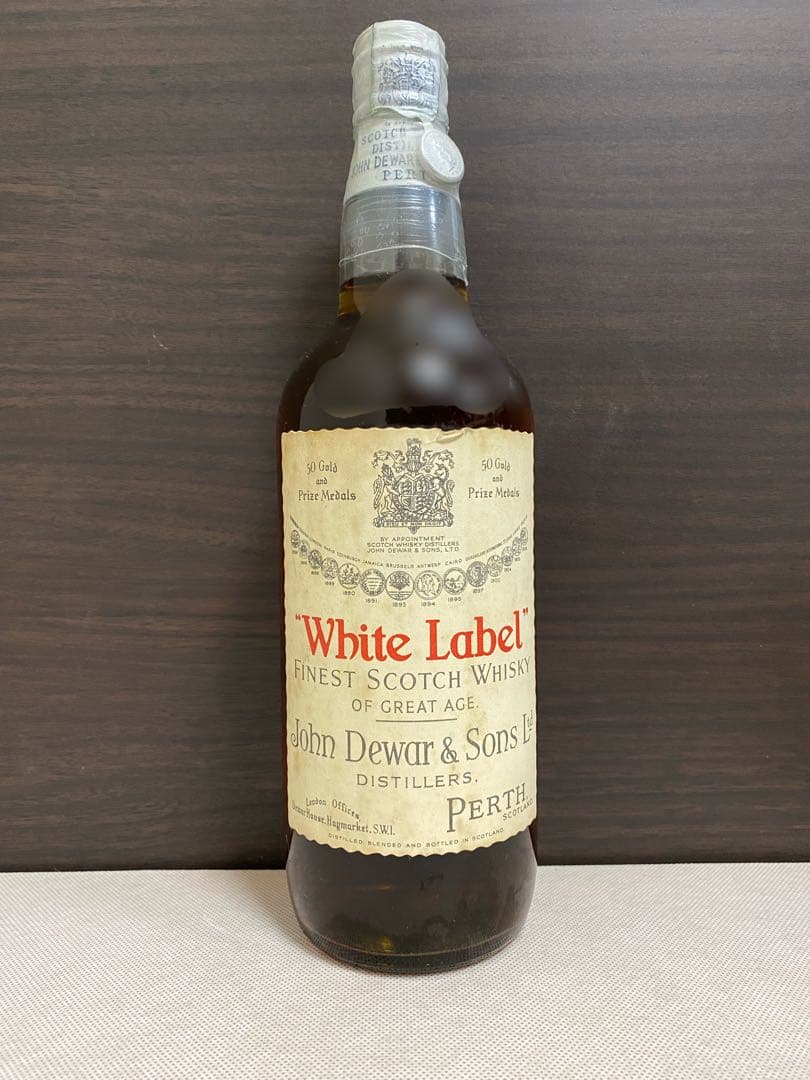 デュワーズ ホワイトラベル ティンキャップ 60年代