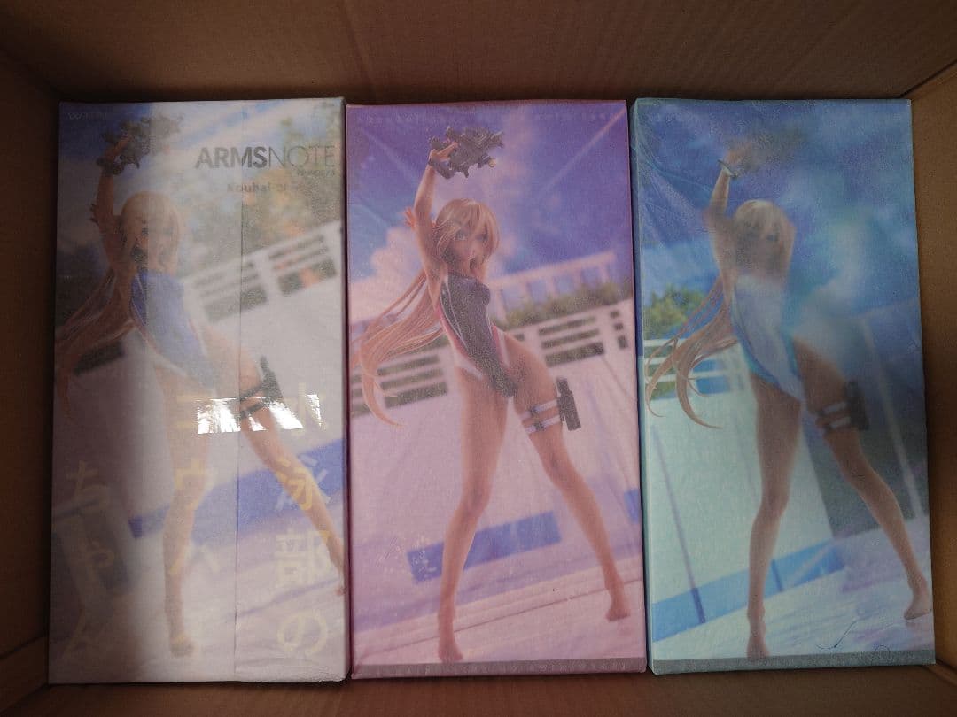 ARMSNOTE 水泳部のコウハイちゃんフィギュア　 3体セット