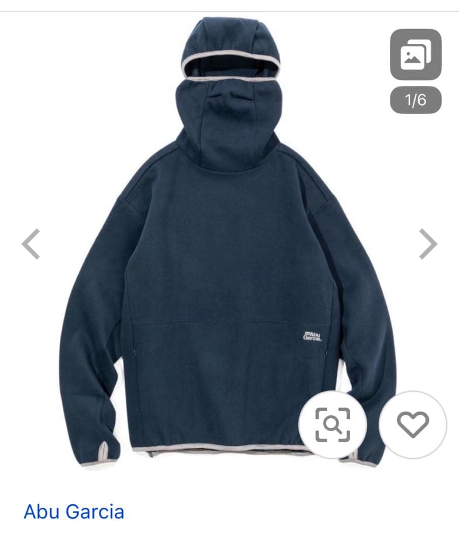 送料無料 40%OFF Abu Garcia アブガルシアバラクラバフーディーN