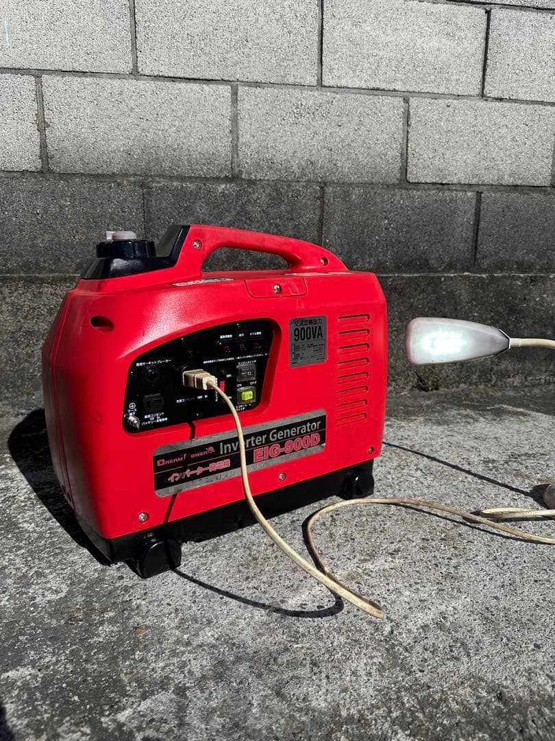 （動作確認済み）ナカトミ EIG-900D 900VA インバーターエンジンok