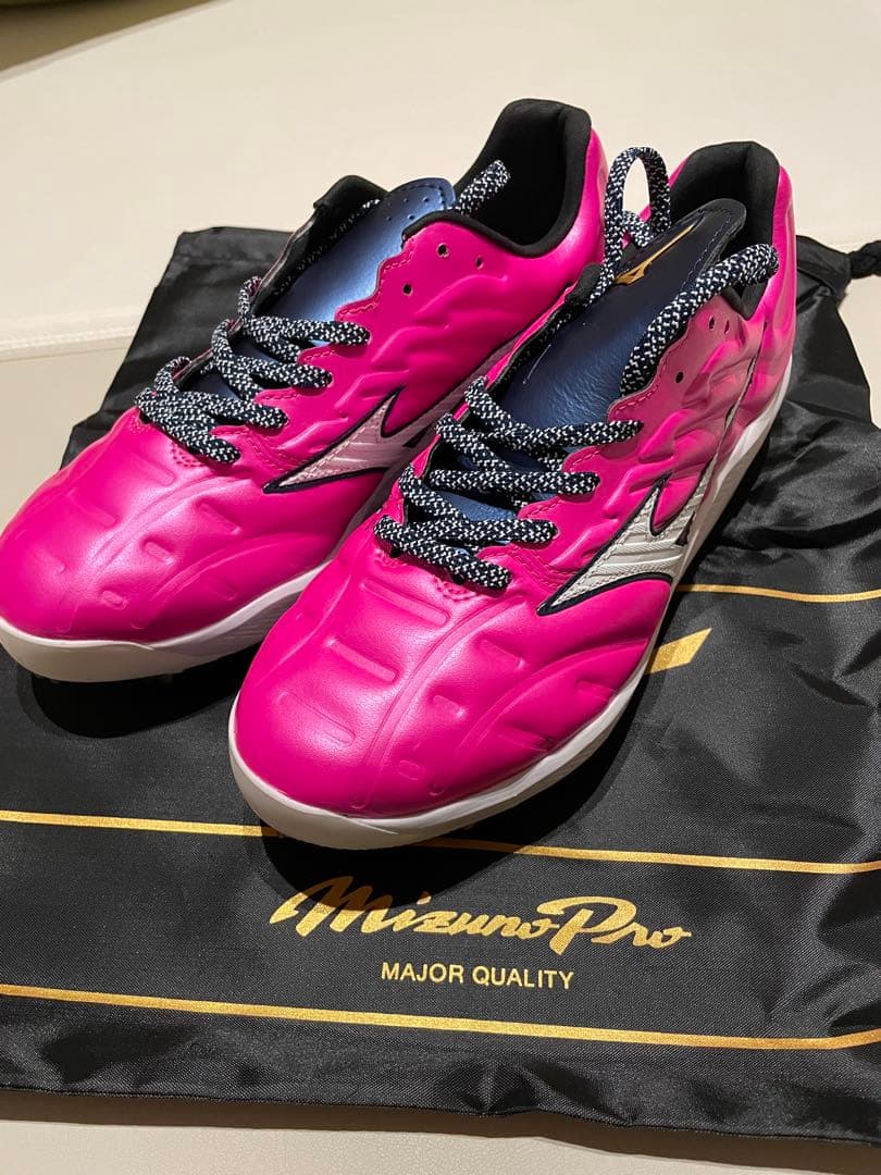 Mizuno ミズノスパイク ピンク クッションレボプロ