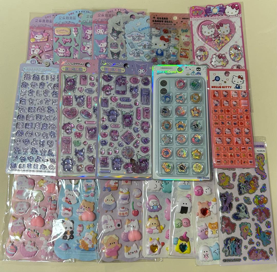 キャラクターシールセット 立体シール