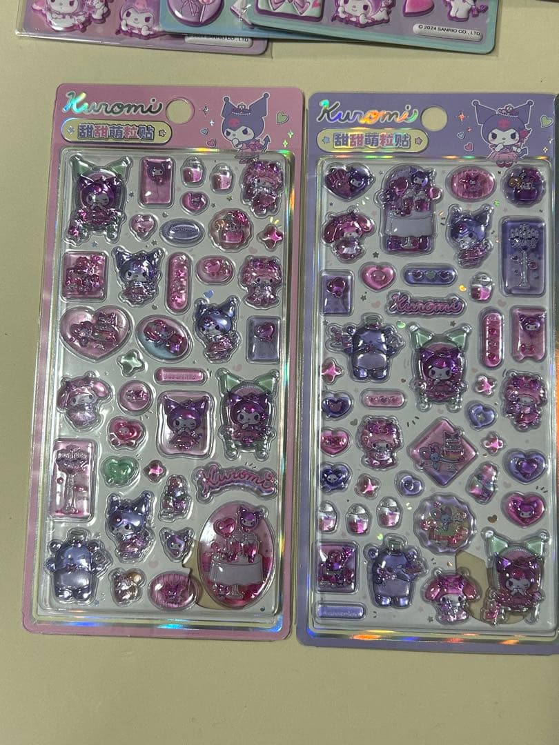 キャラクターシールセット 立体シール