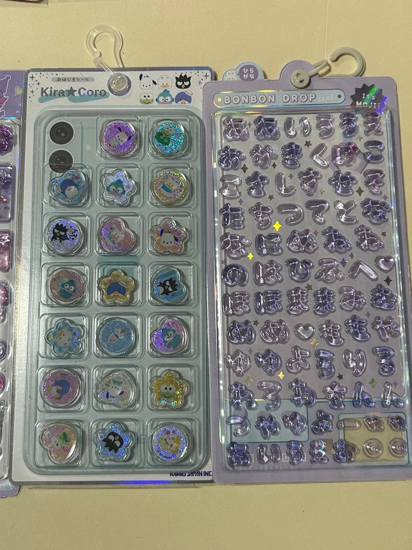 キャラクターシールセット 立体シール