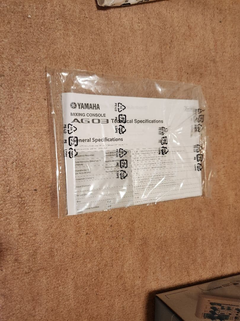 YAMAHA AG03-MIKU オーディオインターフェイス