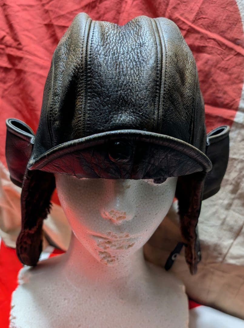 飛行帽　日本軍　海軍　将校　大日本帝国　帽子　ミリタリー