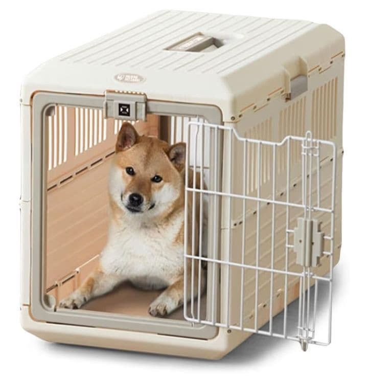 アイリスオーヤマ ペットキャリー 犬 猫 折りたたみペットキャリー アイボリー