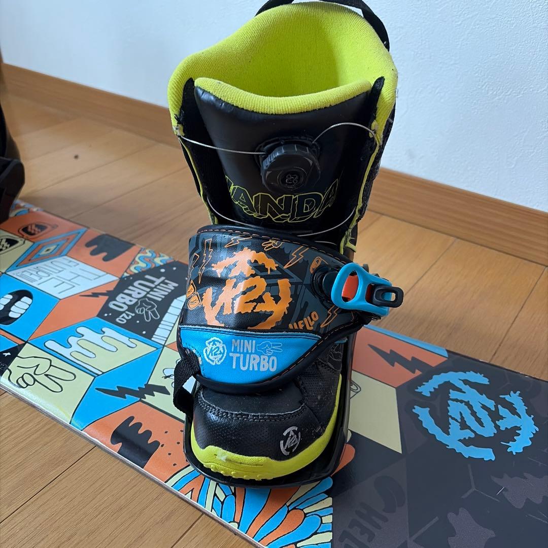キッズ 120 スノーボード ブーツセット 22cm