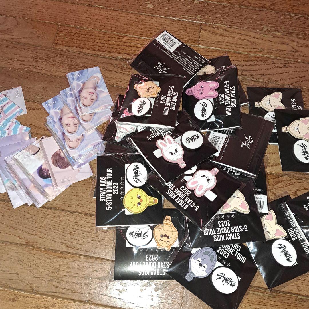 スキズ　オンラインくじ　ラバークリップ　ステッカー　フィリック　ヒョンジン　ス