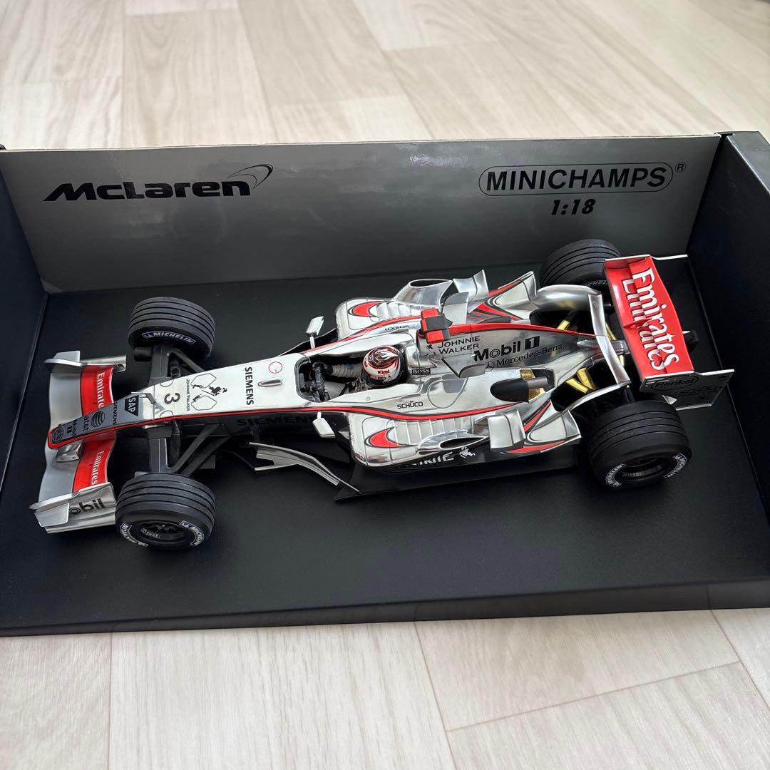 マクラーレンメルセデスMP4/21 キミライコネン ミニカー 1/18