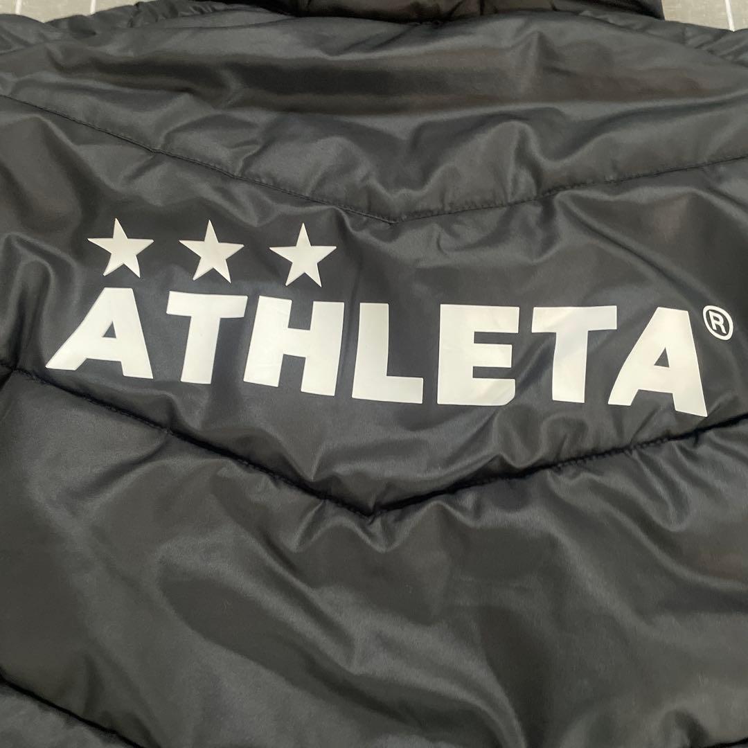 ATHLETA ブラック ベンチコート　140 ② 美品