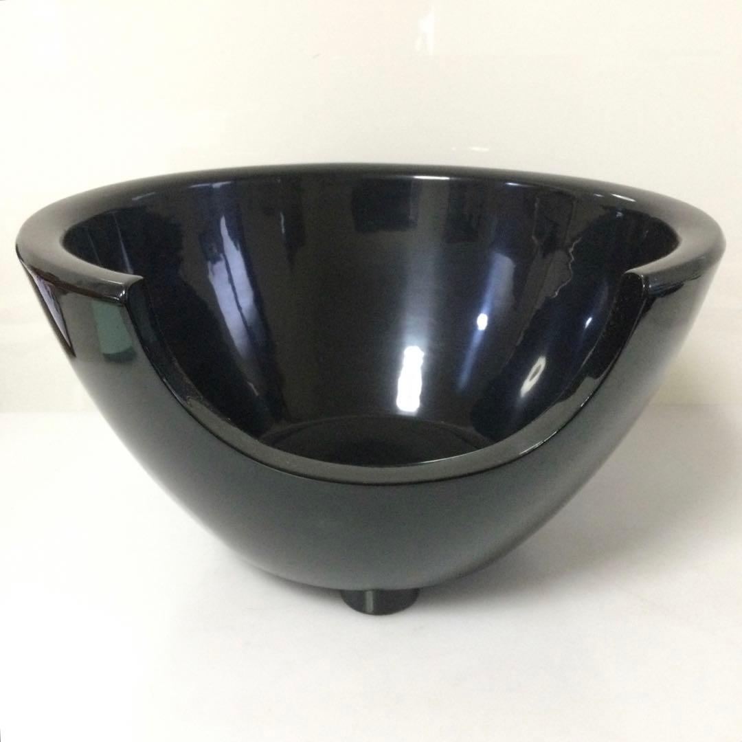 雲華焼 土風炉 紅鉢形 山本崇雲作 火鉢 茶道具 L313