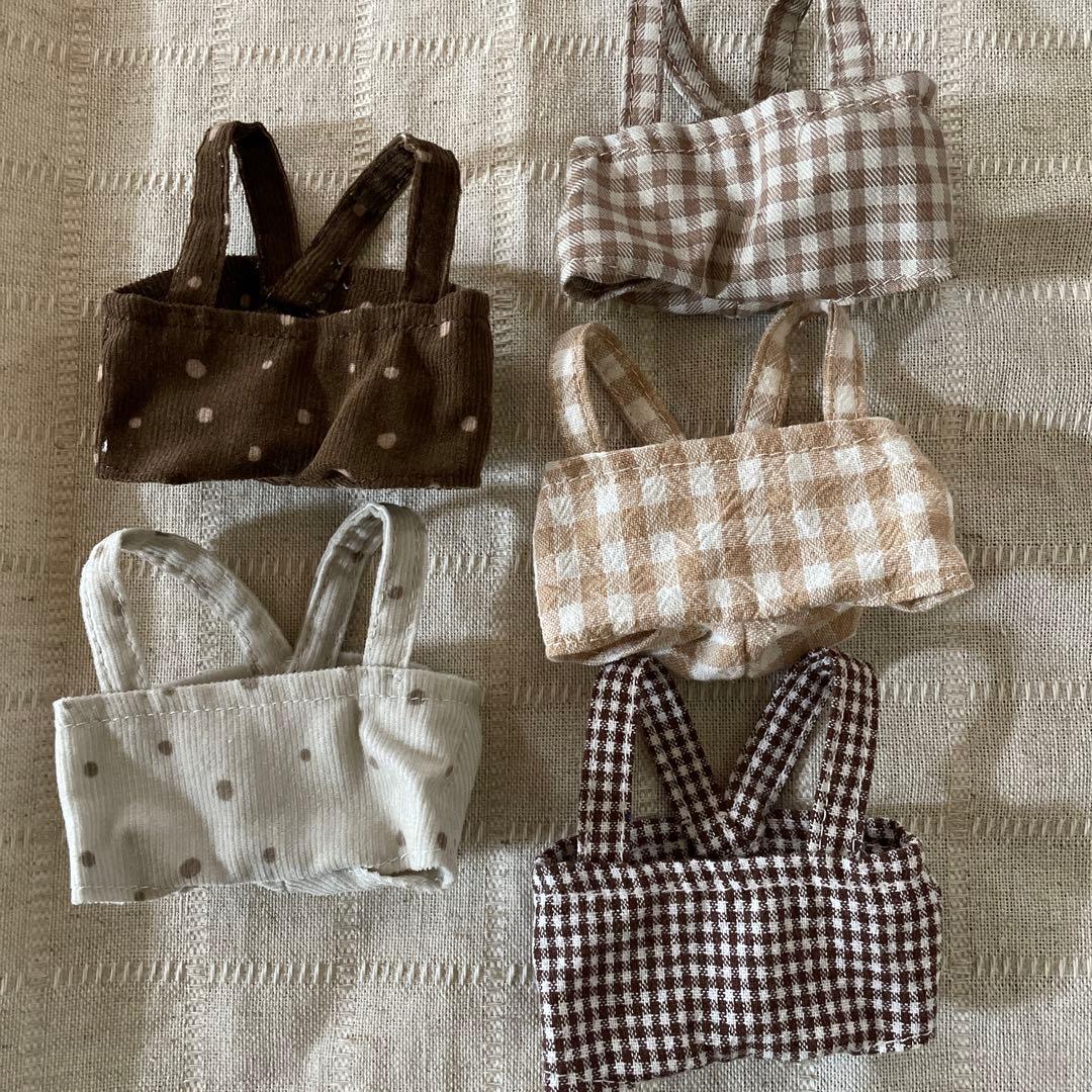 確認用　ちびぬいちゃんのタートル＆肩紐レース付き吊りズボン