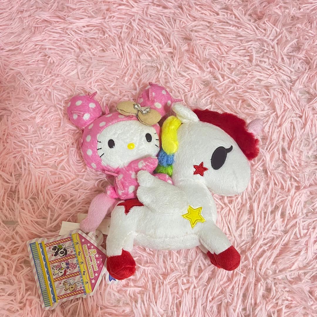 ハローキティ×トキドキ ポニー ユニコノ ぬいぐるみ レア