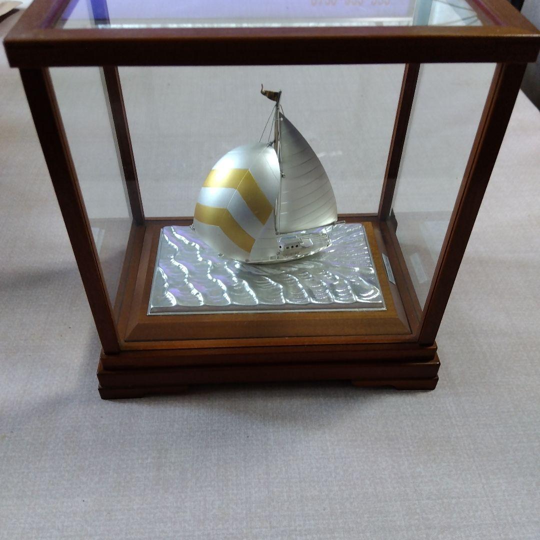 武比古、TAKEHIKOヨットモデル シルバー・ゴールド ガラスケース付き