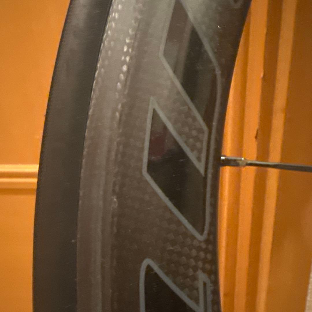 ロードバイクカーボンホイール　ATTAQUE 45チューブラー　タイヤ付き