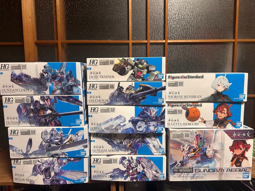 ガンプラ HG フルメカニクス 水星の魔女セット