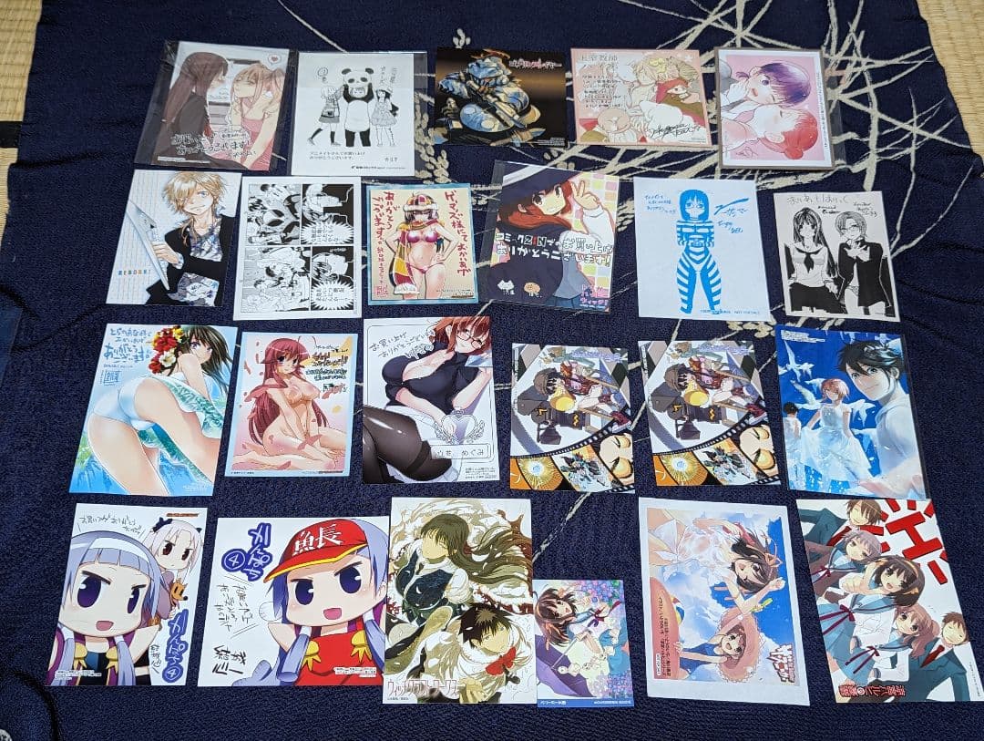 特典　ペーパー　イラストカード　類　約100点セット