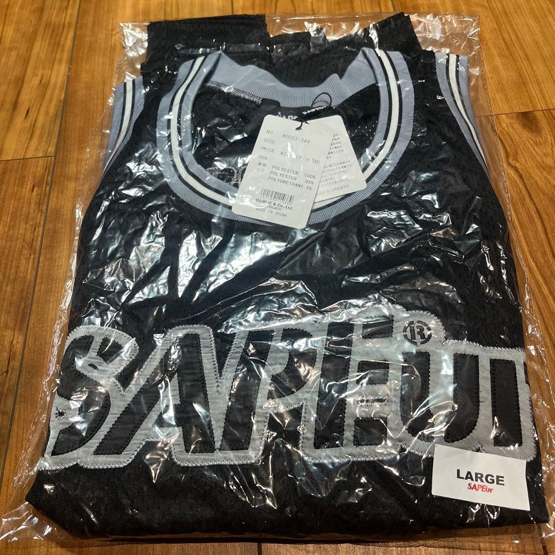 SAPEur 黒色 タンクトップ Lサイズ　サプール　今日限定値引き！！