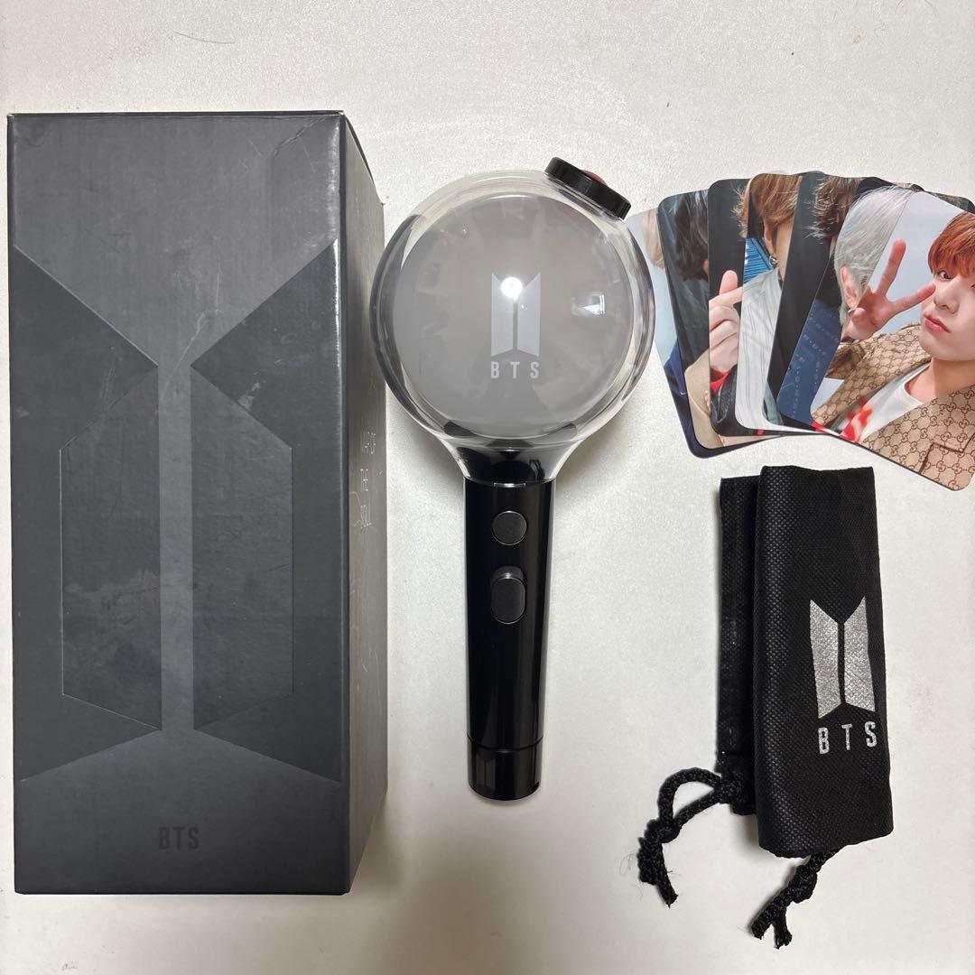 BTS ver.4 ペンライトセット+公式トレカおまけ付き
