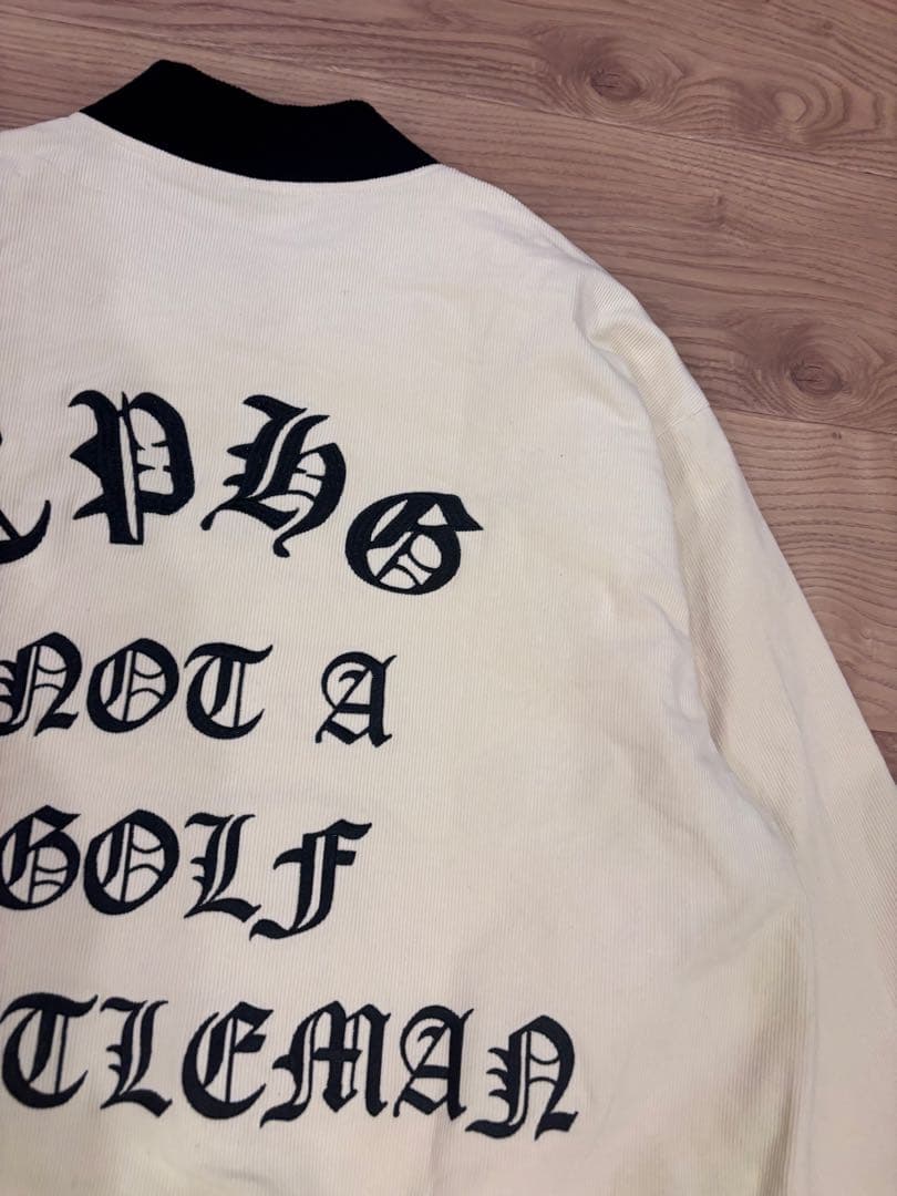 オールドロゴスタジアムジャケット　スタジャン　L