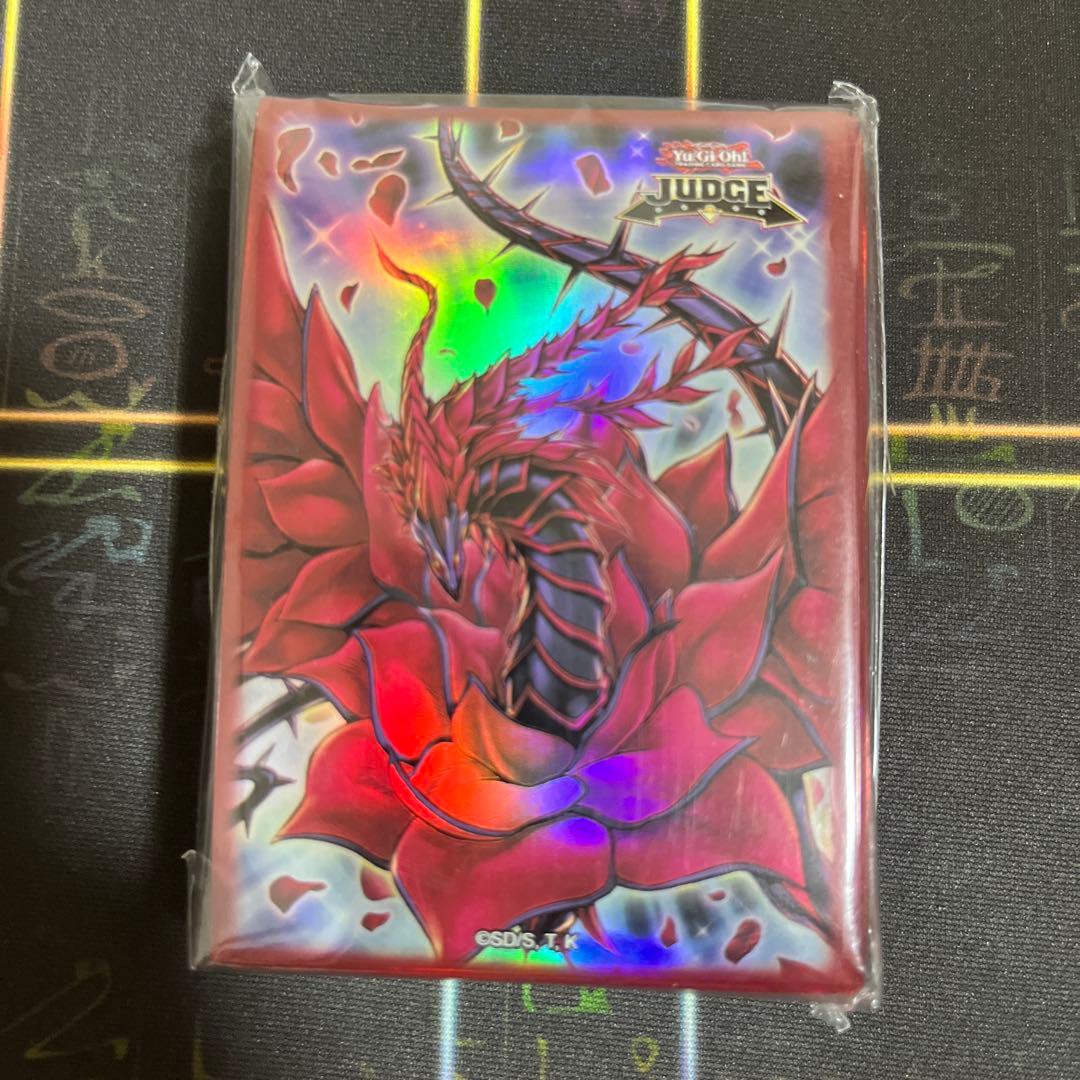 遊戯王　judge ブラックローズドラゴン　スリーブ　未開封