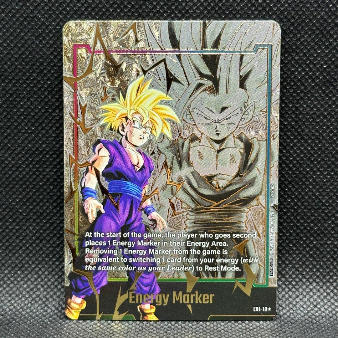 ドラゴンボール 海外 エナジーマーカー E01-10 孫悟飯 パラレル 英語