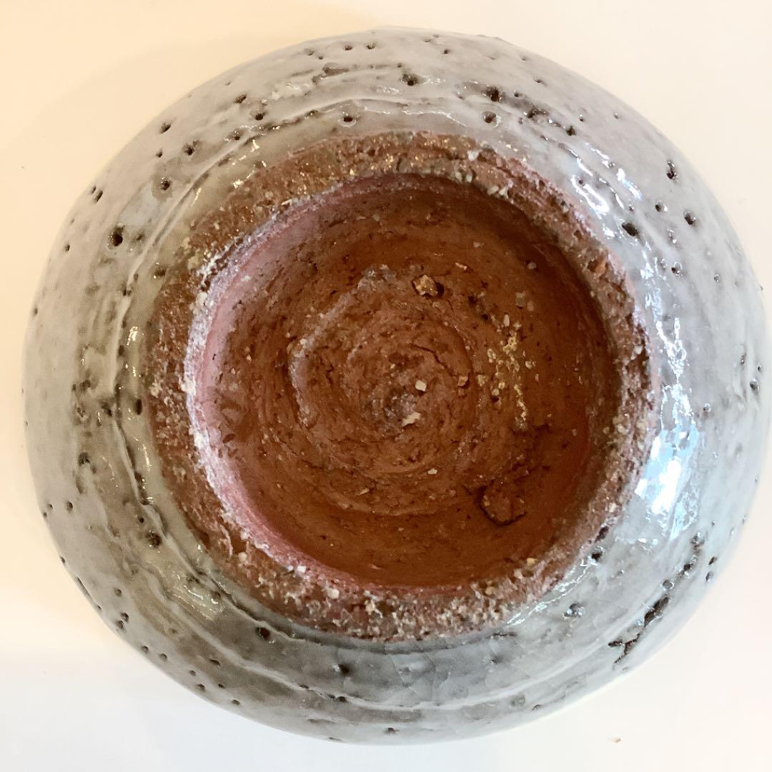 【茶道具】刷毛目　茶碗　四代　真清水蔵六