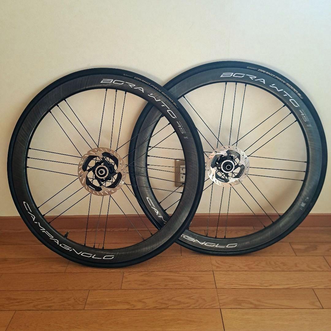 ぐ*ん様 CAMPAGNOLO BORA WTO 45 DB シマノフリー ホイ