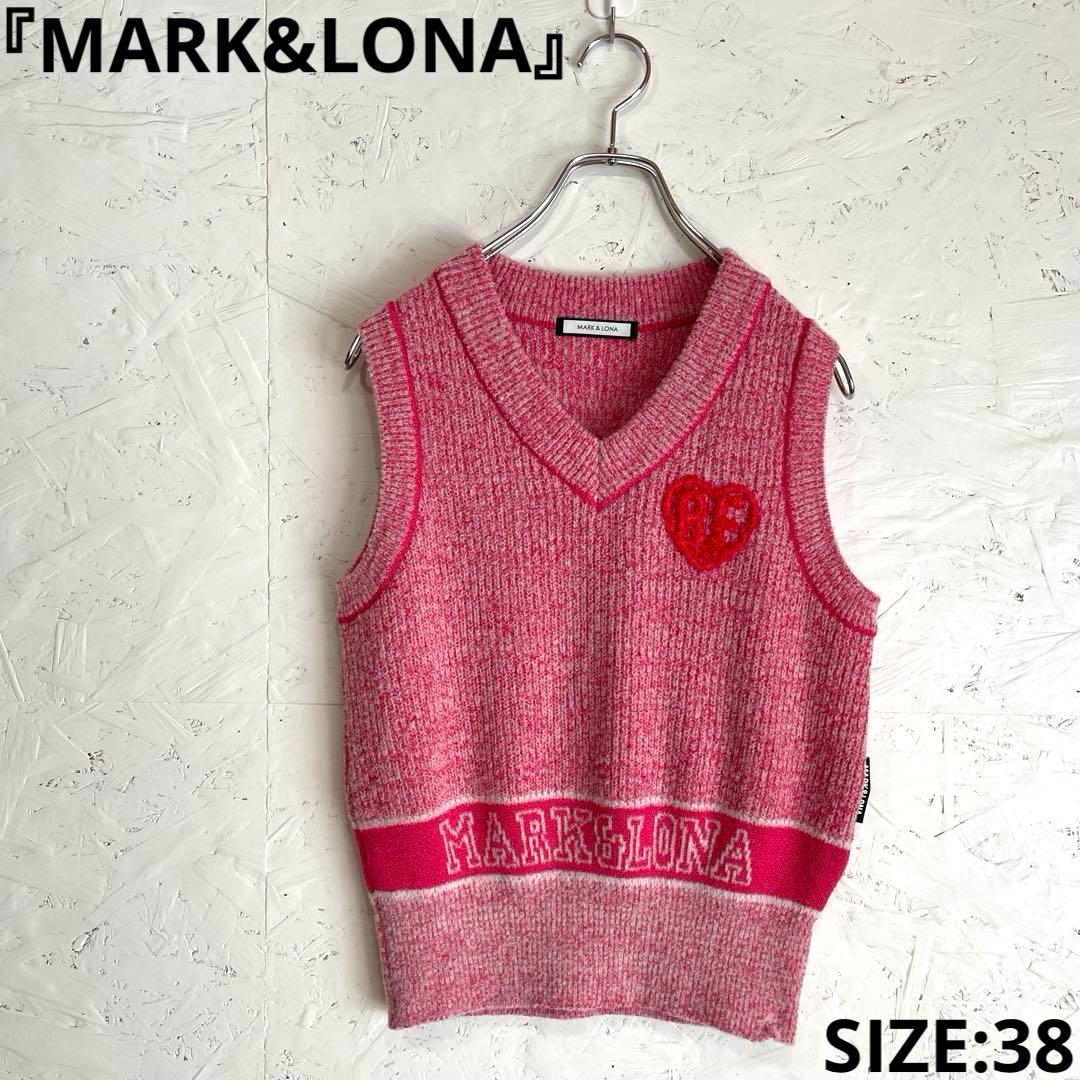 新品未使用タグ付き　日本製　ゴルフウェア【MARK&LONA】ニットベスト　38