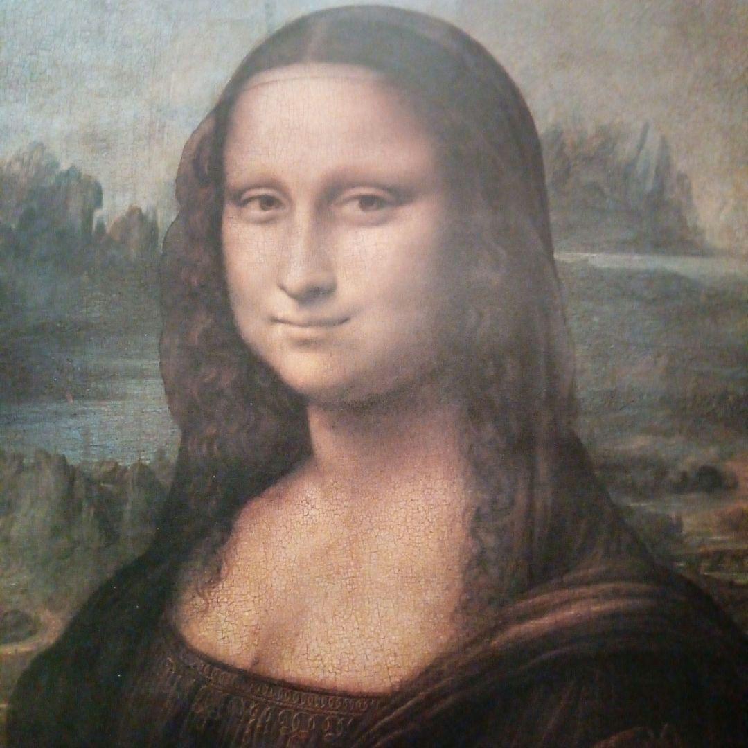 ◉モナ・リザ展•モナリザ ポスター•レプリカ• アンティーク