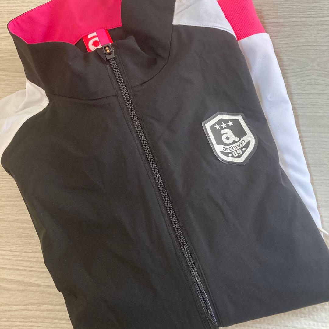 ARCHIVIO フルジップジャケット ブラック/ホワイト/ピンク