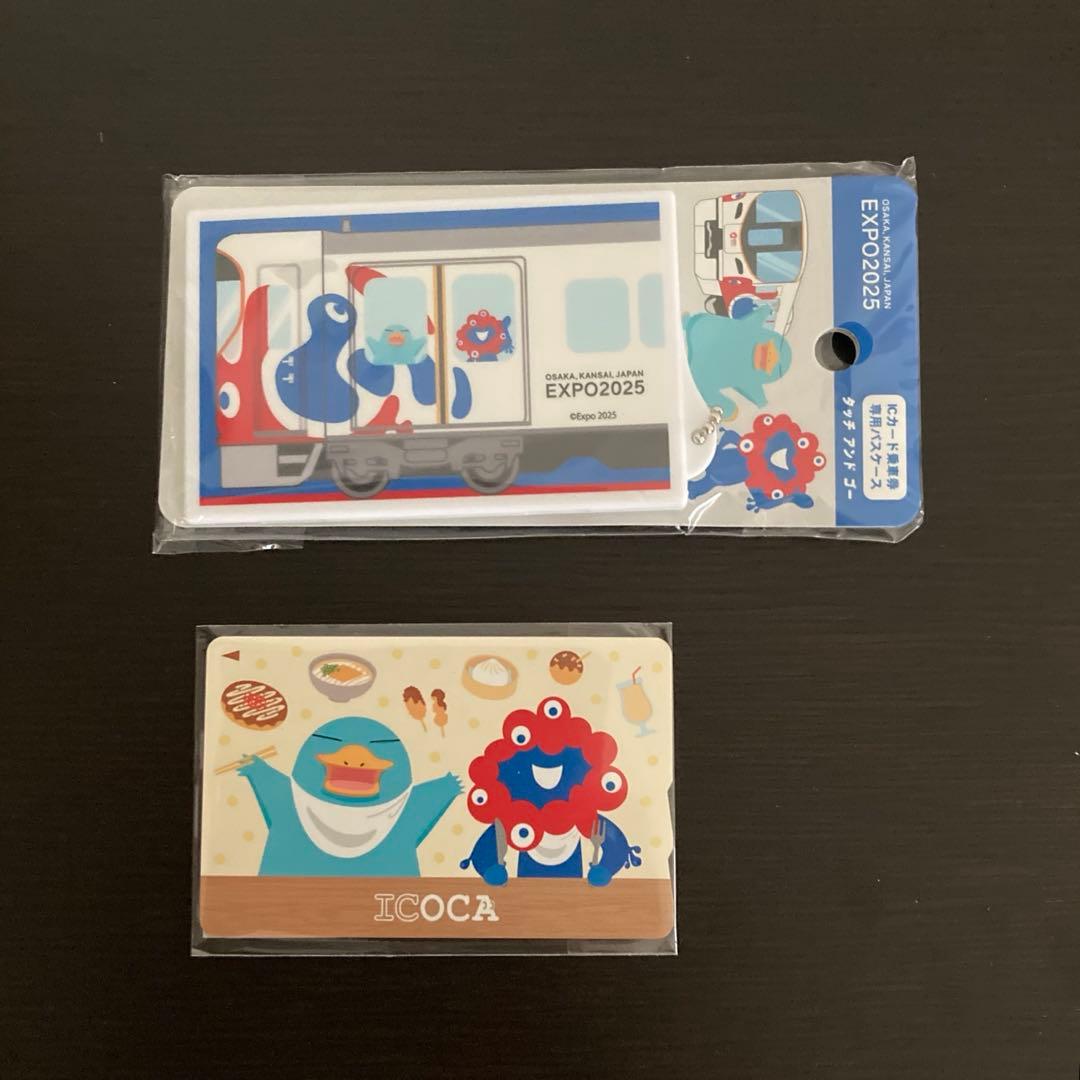新品未開封 大阪関西万博 JR西日本 万博ICOCAパスケースセット