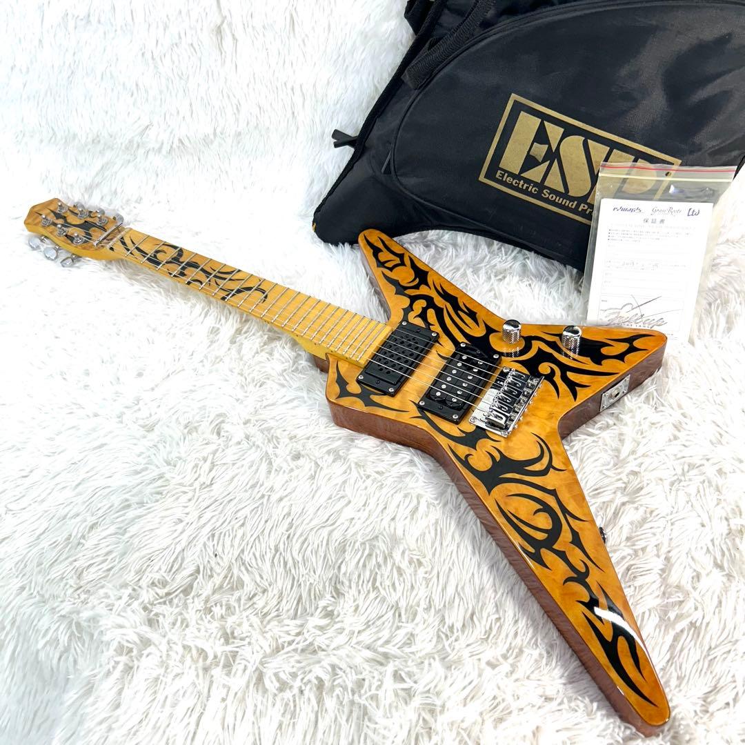 Grassroots GR-RS-40 TRIBAL アンプ内蔵 ギター 高崎晃