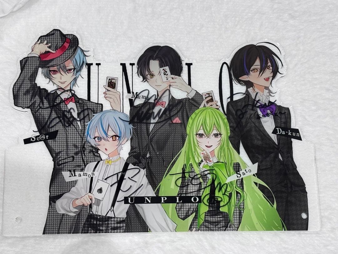 あんぷろ ウェブポンレア賞 直筆サイン入りアクリルプレート