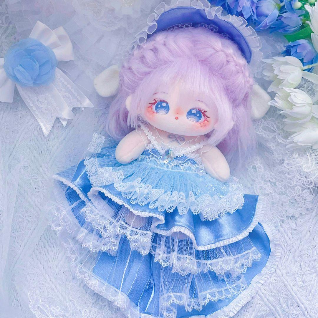 ぬいぐるみ服　20cm　新品　現品着せ替え　ドレス　ワンピース　宮廷　豪華