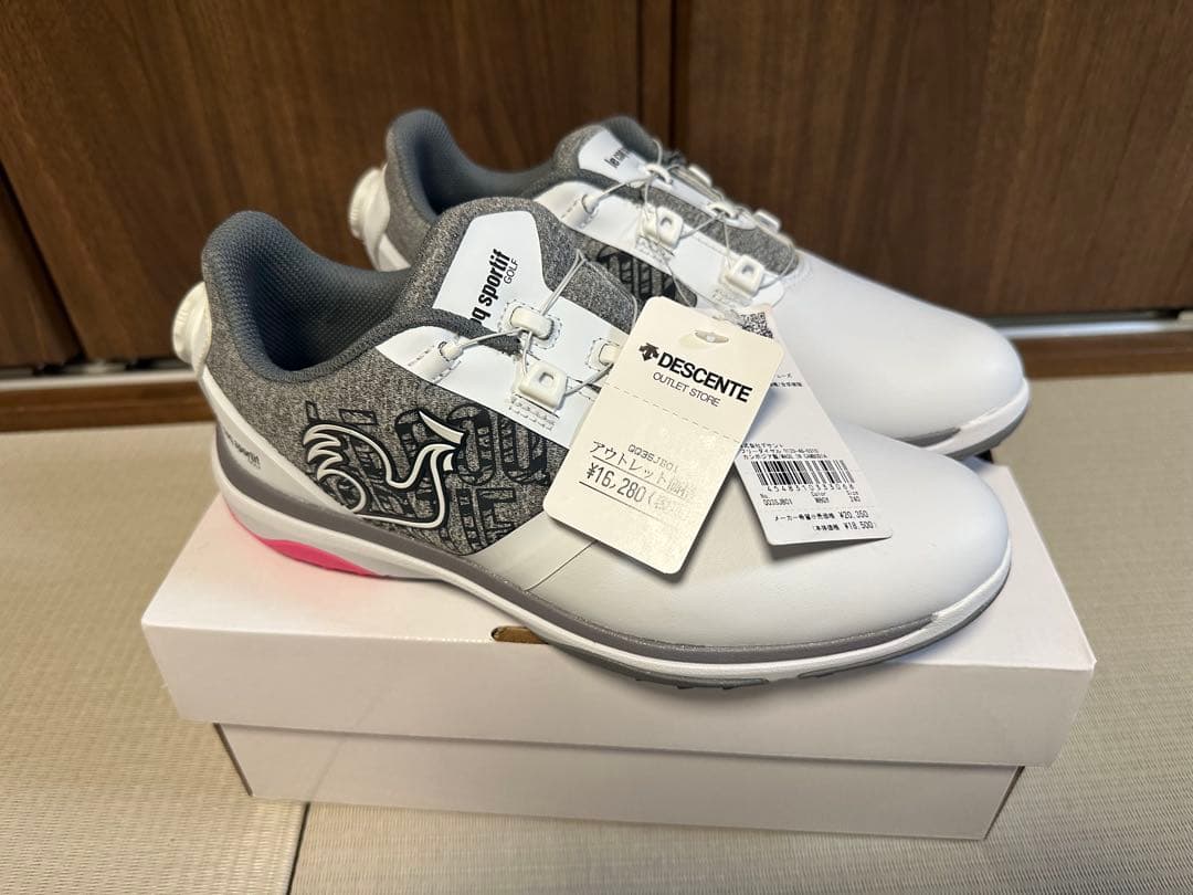 DESCENTE ゴルフシューズ レディース 24.0cm