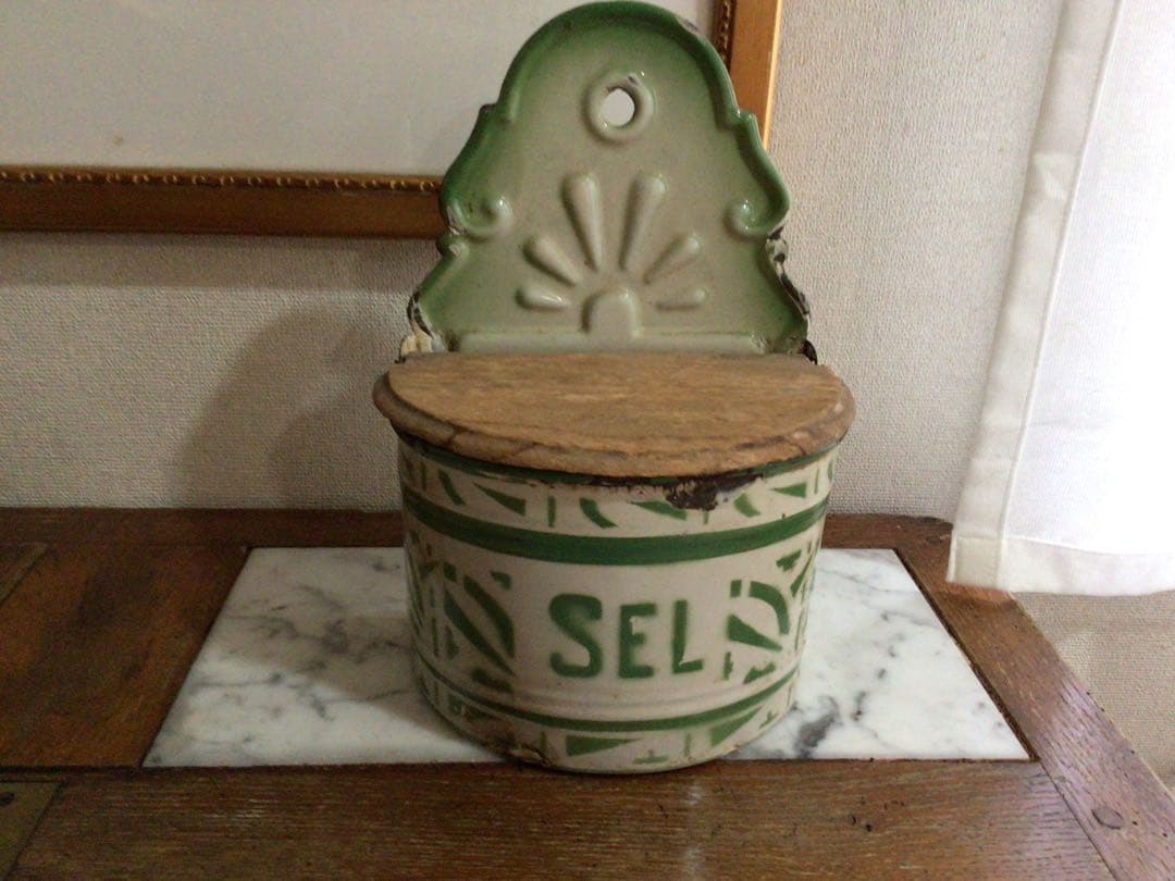 ⭕️⭕️【希少】アンティーク 英国 オールド SEL缶 塩入れ⭕️⭕️