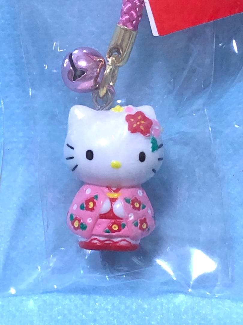 サンリオ　ハローキティ　1998年製　 レア キティちゃん　着物姿　ネツケ