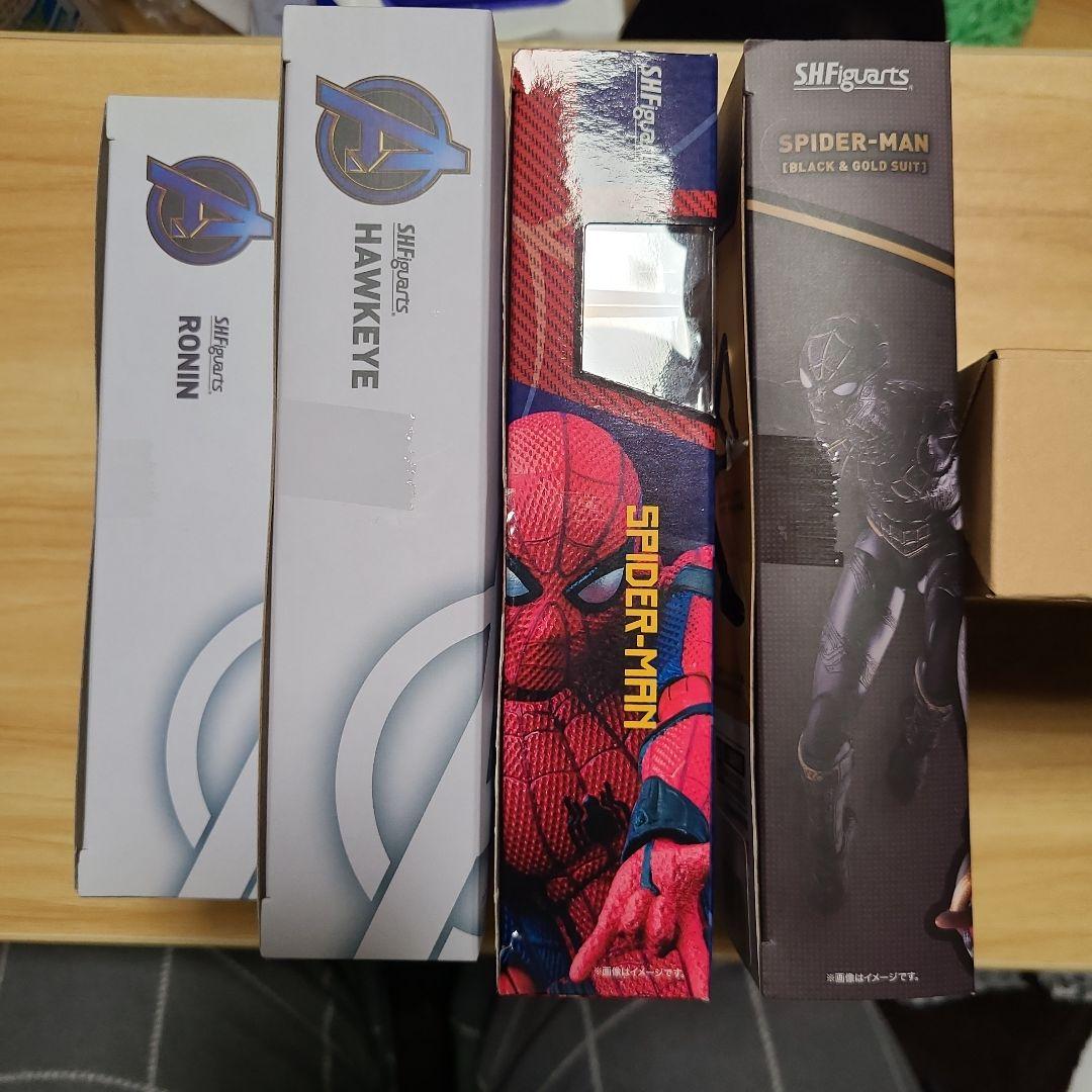 sh　スーパイダーマン　ホークアイ　セット販売　アベンジャーズ