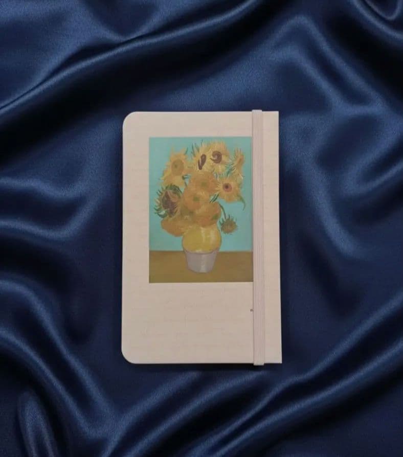 高級ノート、A6ゴッホひまわり30冊、新品