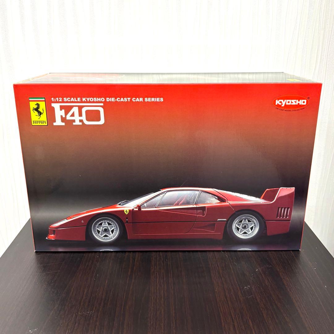 【美品】 京商 1/12 フェラーリ F40 Ferrari Red 箱付き